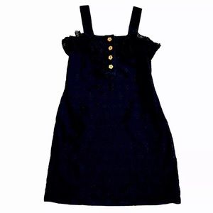 Zimmermann Black Dress With Lace And Pockets! Sz 0, XS